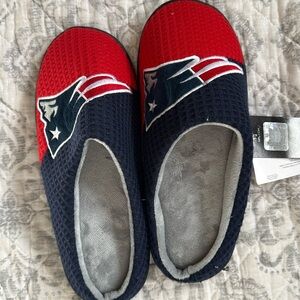 Women’s NFL slide slippers, New England Patriots